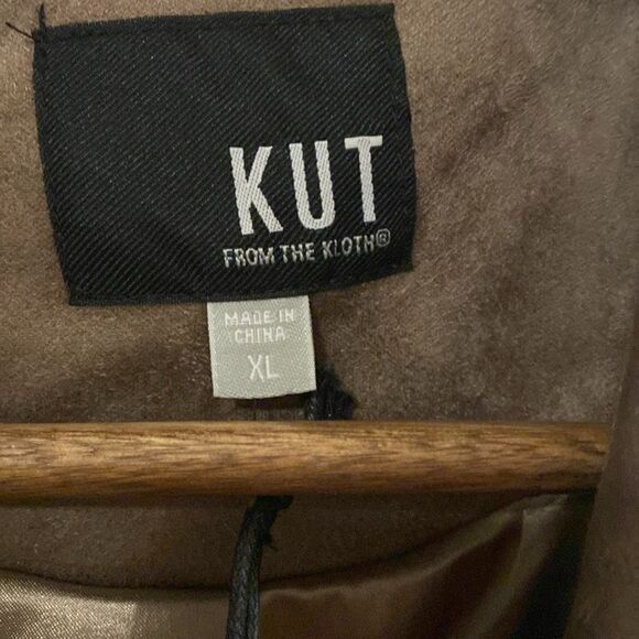 ❤️BRAND NEW! Kut From The Cloth Moto Jacket - Picture 5 of 7